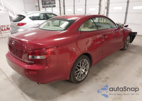 2014 Lexus Is 250C z USA, uszkodzony, nr VIN JTHFF2C27E2529649
